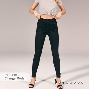 NWT A&F High Rise Super Skinny Jeans